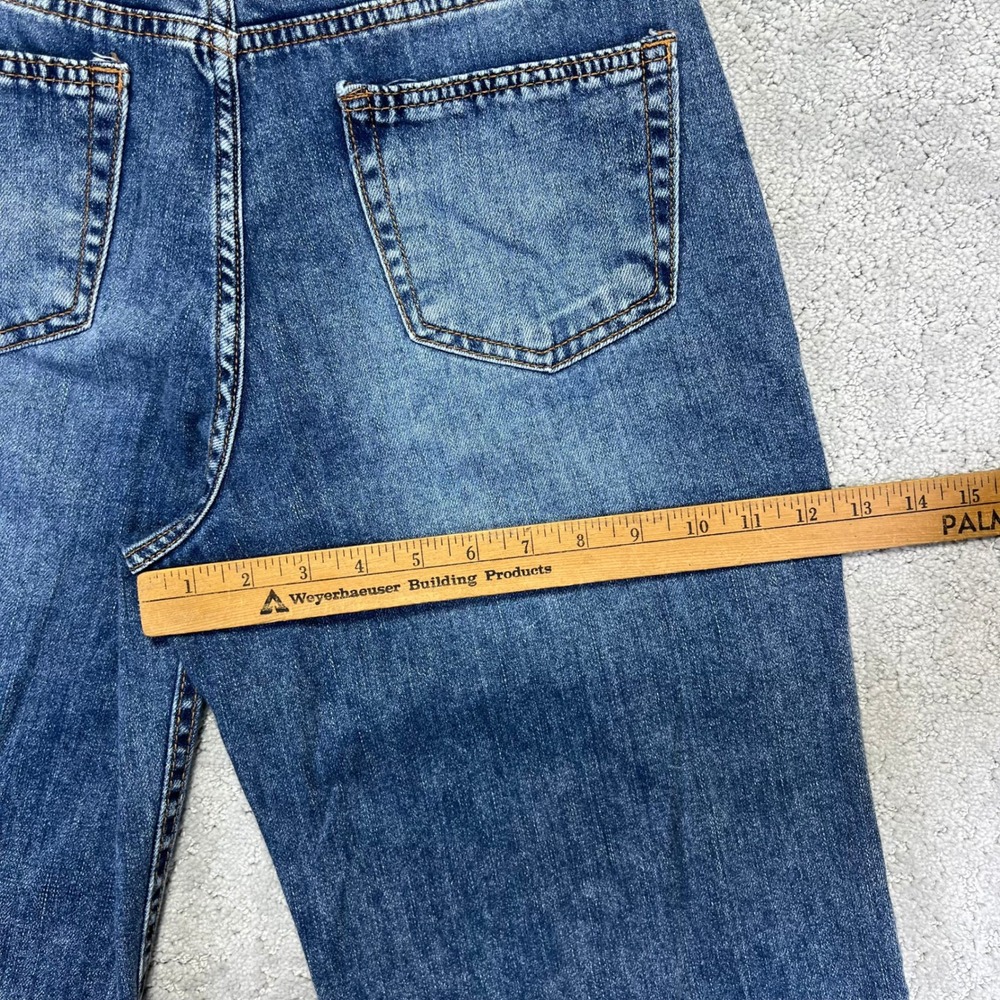 OAT New York Jeans Womens 4/27 Cloud Luxe High Rise Wide Leg Blue Medium Wash - Picture 10 of 12
